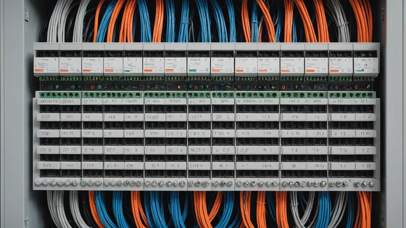Industrial PLC control cabinet with Siemens S7 hardware